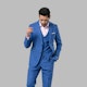 Blue Chambray Suit