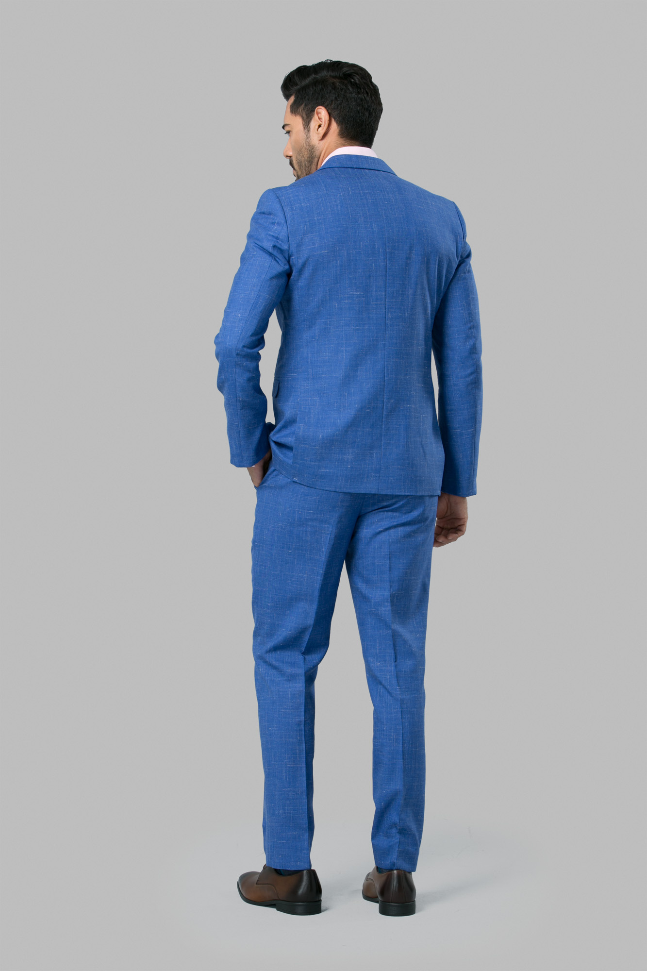 Plain Mens Blue 5 Piece Formal Suit, Size: 32-42 at Rs 5000/piece in Bhopal  | ID: 21682376462