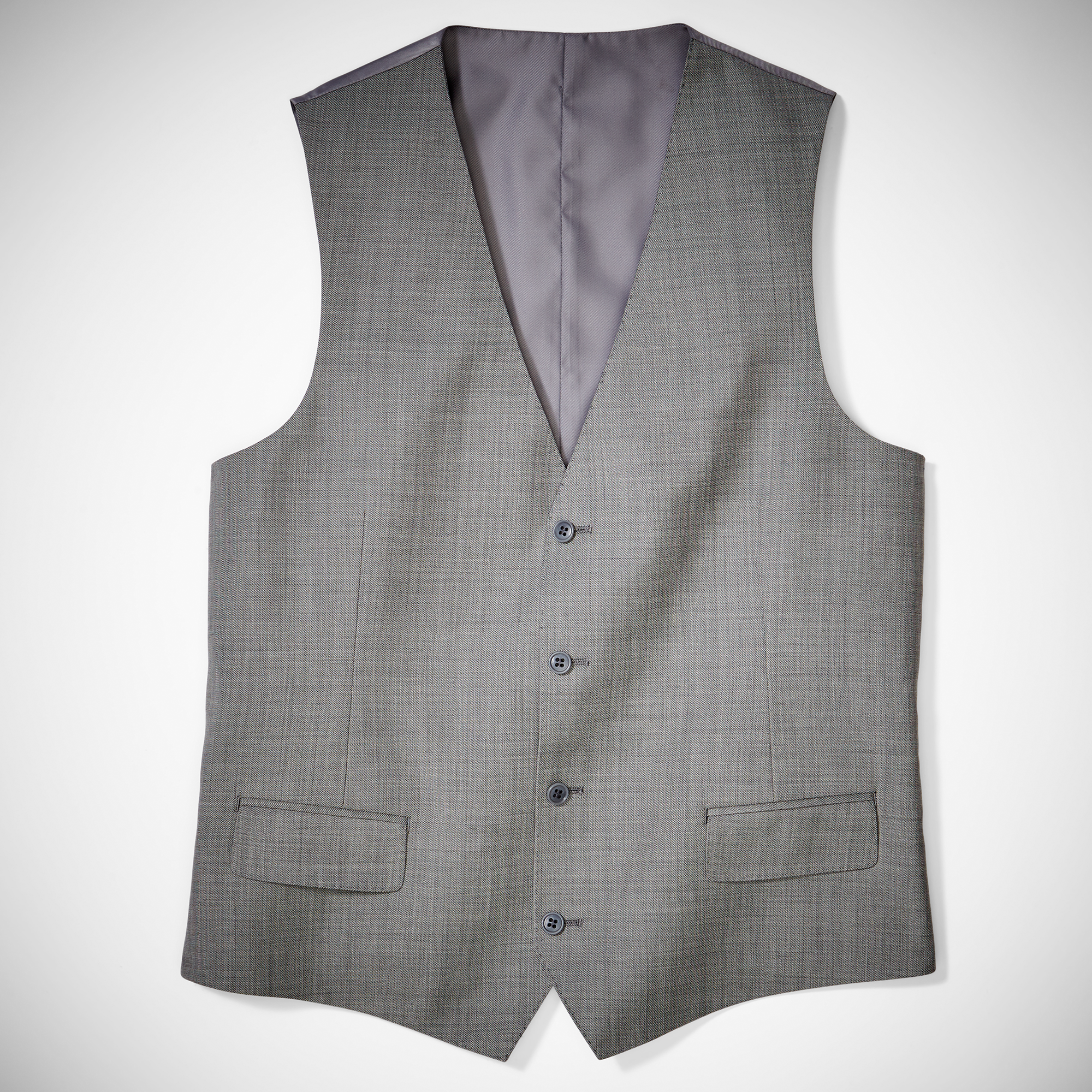Gray Suit Vest