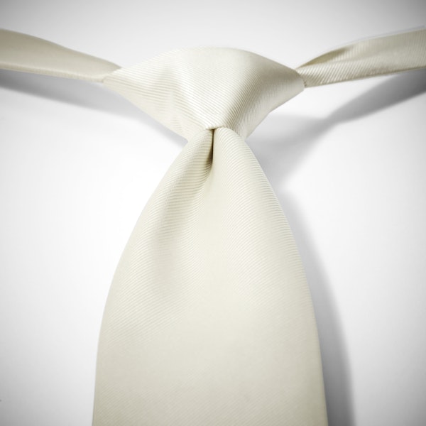 Ivory Pre-Tied Tie