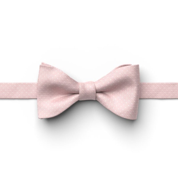 First Blush Pin Dot Pre-Tied Bow Tie