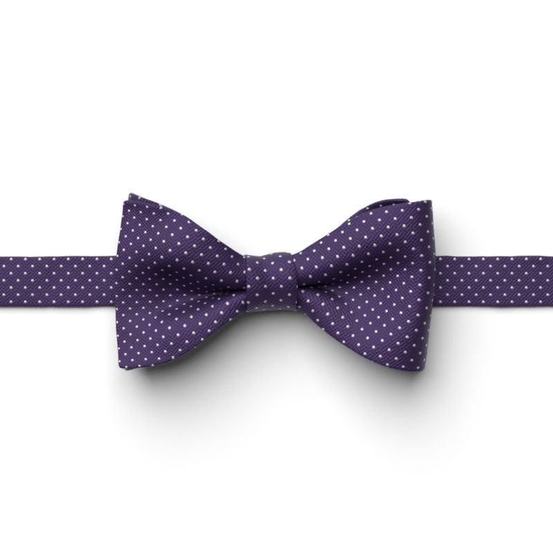 regency purple bow tie