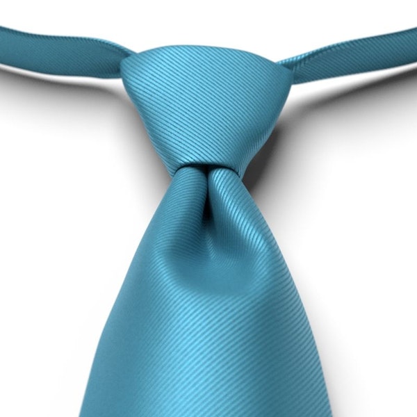 Aqua Marine Pre-Tied Tie