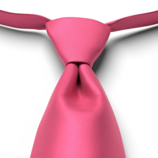 Bright Fuchsia Pre-Tied Tie