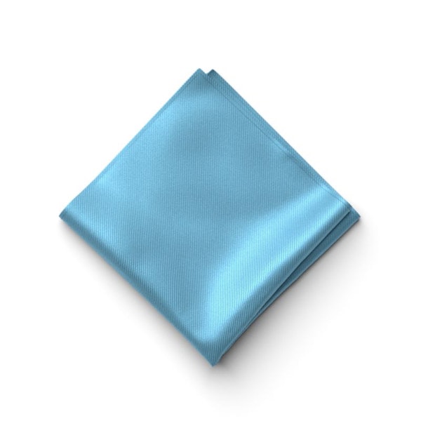Blue Ice Pocket Square