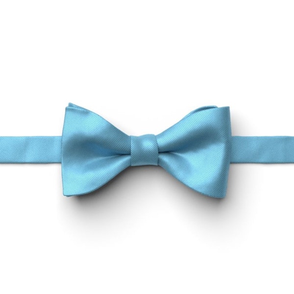 Blue Ice Pre-Tied Bow Tie