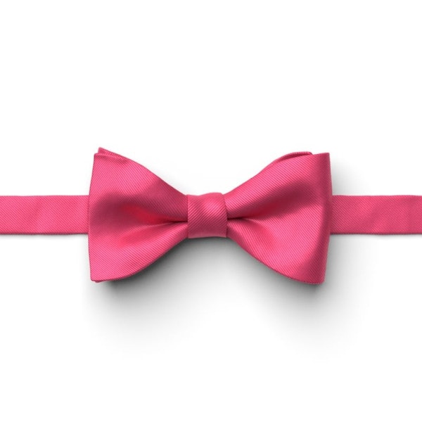 Fuchsia Pre-Tied Bow Tie