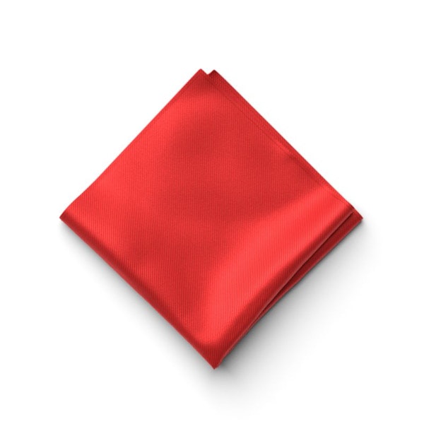 Ferrari Red Pocket Square