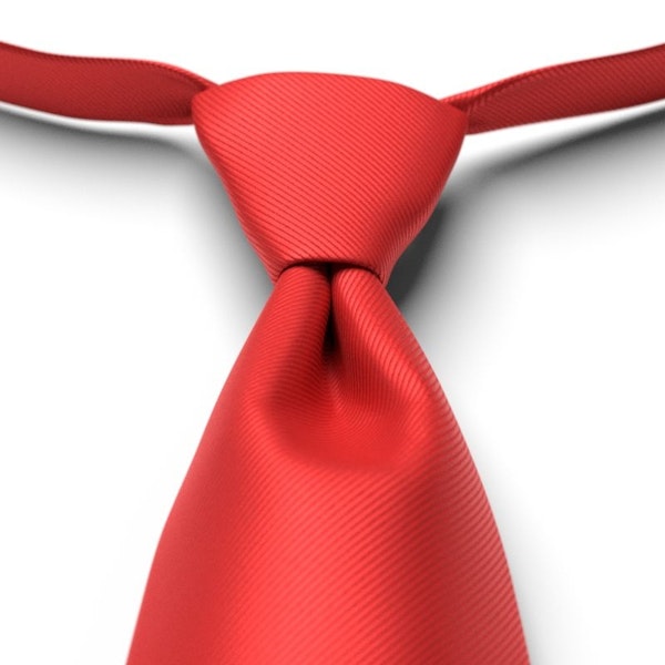 Ferrari Red Pre-Tied Tie