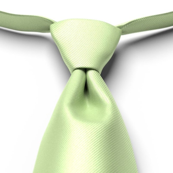 Lime Pre-Tied Tie