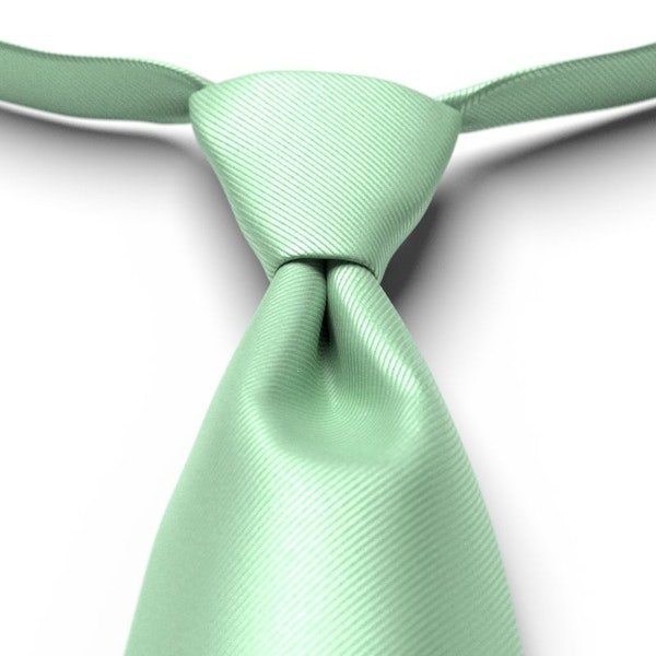 Mint Green Pre-Tied Tie