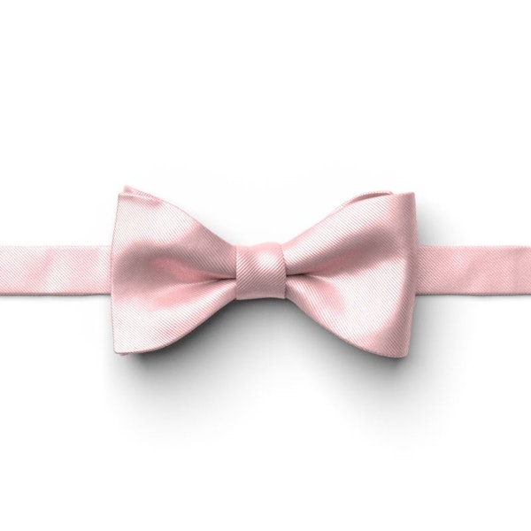 Petal Pink Pre-Tied Bow Tie