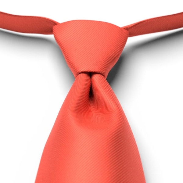 Sunset Coral Pre-Tied Tie