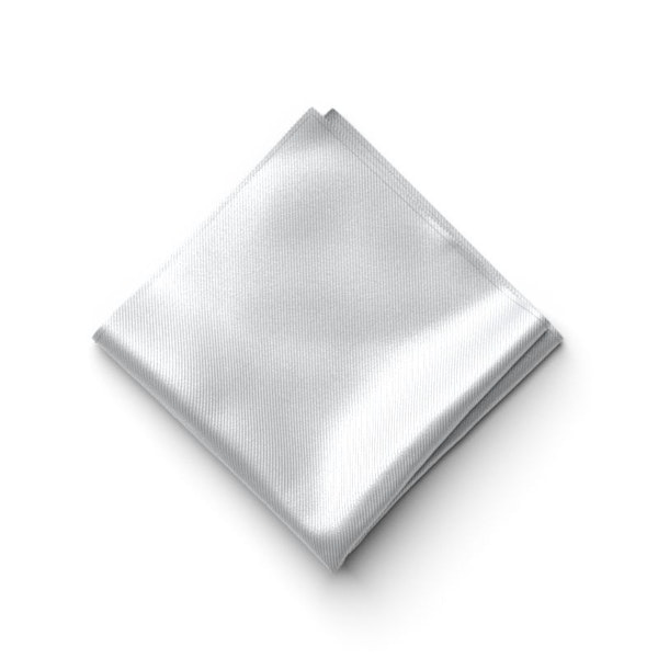 Silver Pocket Square