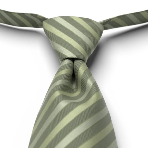 Clover Pre-Tied Striped Tie