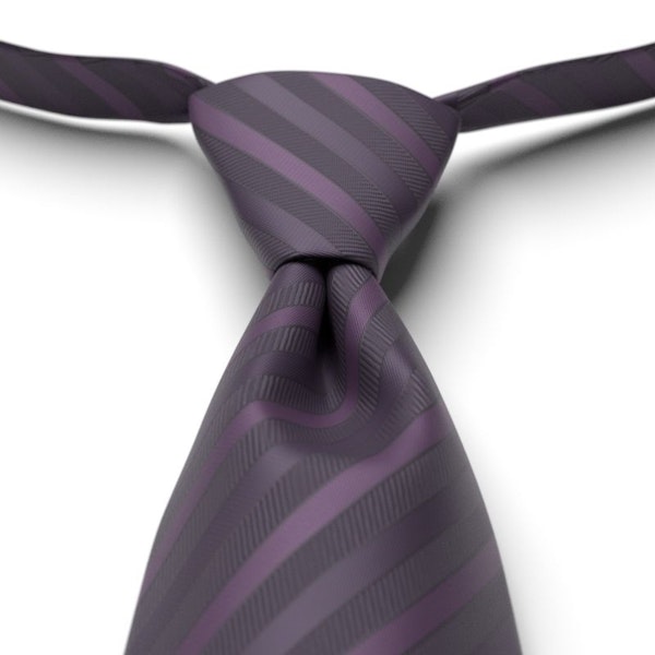Lapis Pre-Tied Striped Tie
