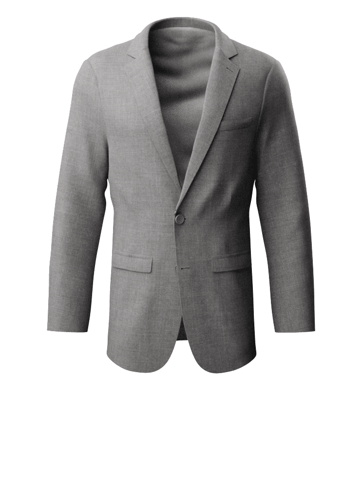 Gray Sharkskin Suit