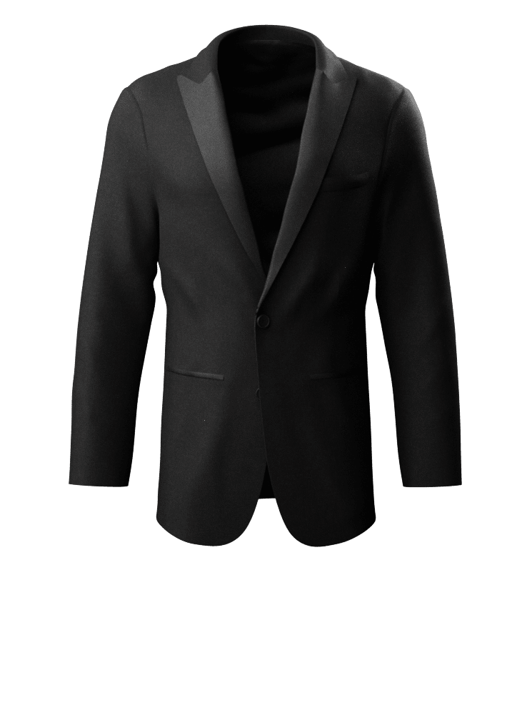 Black Peak Lapel Tuxedo
