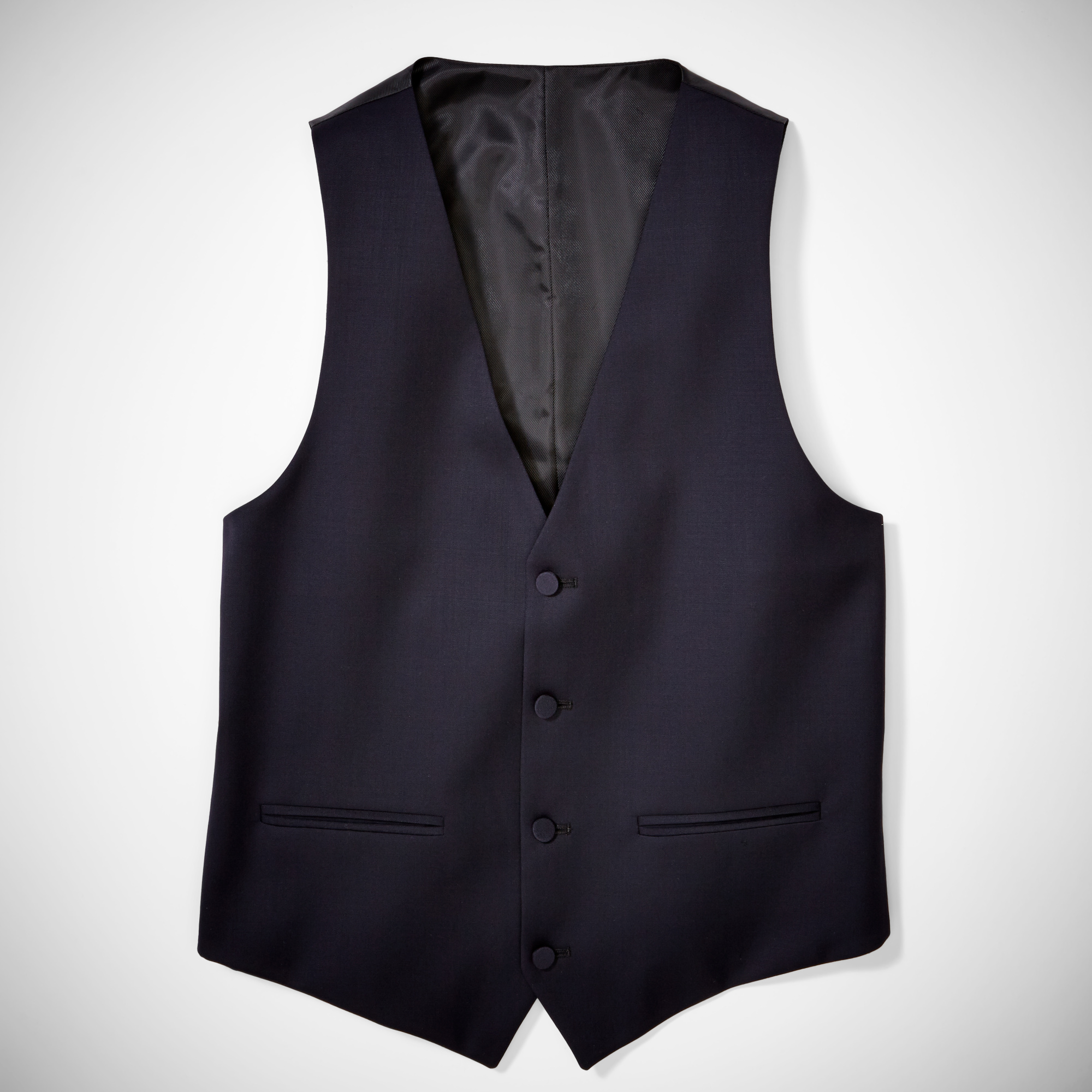Navy Peak Lapel Tuxedo Vest